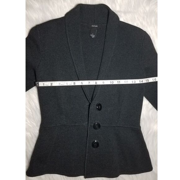NWOT|Alfani Peplum Button Cardigan, SMALL - Picture 6 of 7